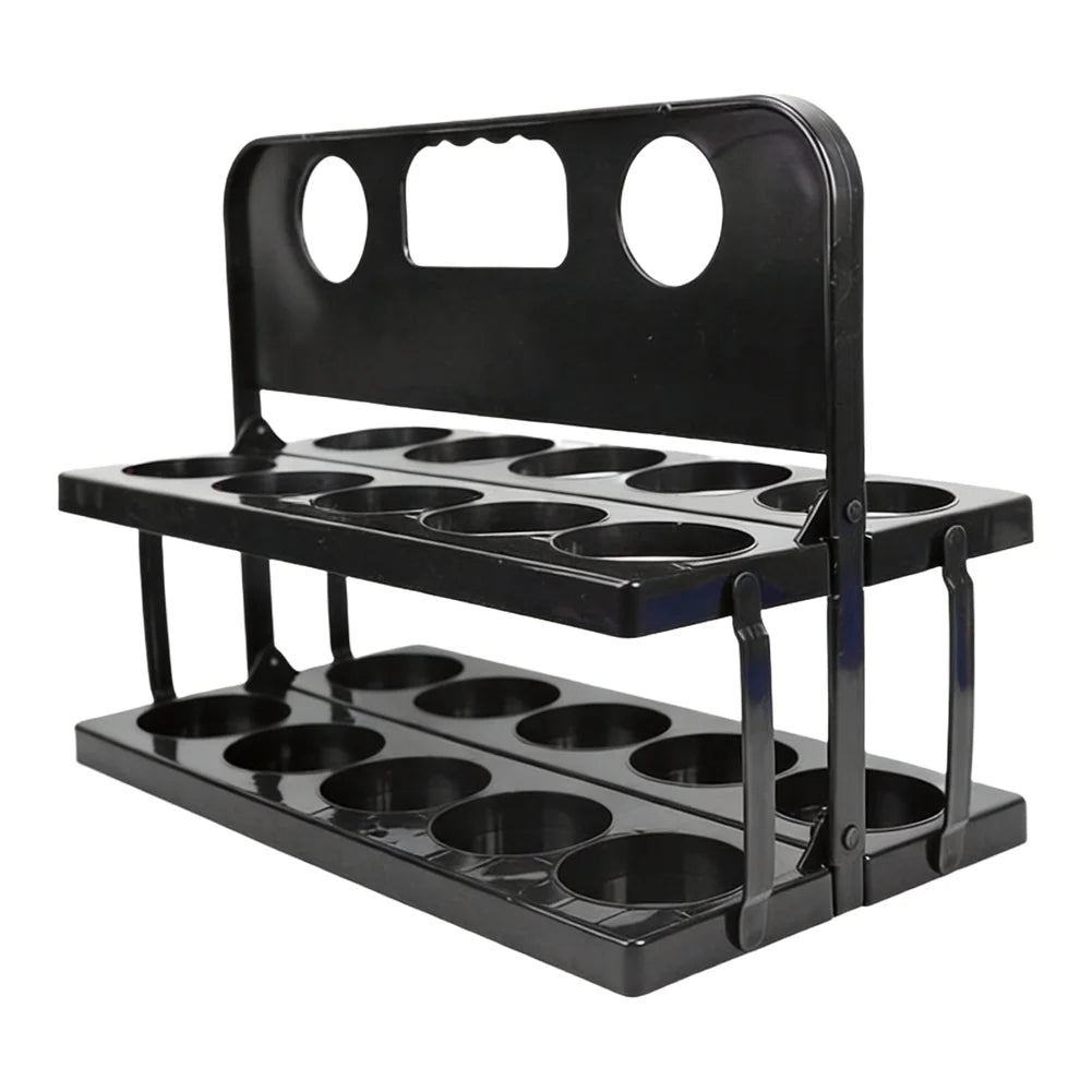 10-Compartment Foldable Sports Water Bottle Holder For Gyms And Cycling Teams Itness Equipment Accessories