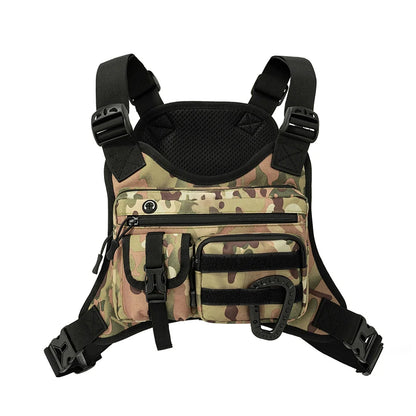 Outdoor Tactical Vest Multi-Functional Waterproof Wear-resistant Vest Backpack Men's Tactical Chest Bag for Hunting