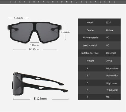 Outdoor Sport Goggle Women Sunglasses for  Riding Mountain Bikes Windproof UV Resistant Sun Glasses Punk Protection Sunglasses