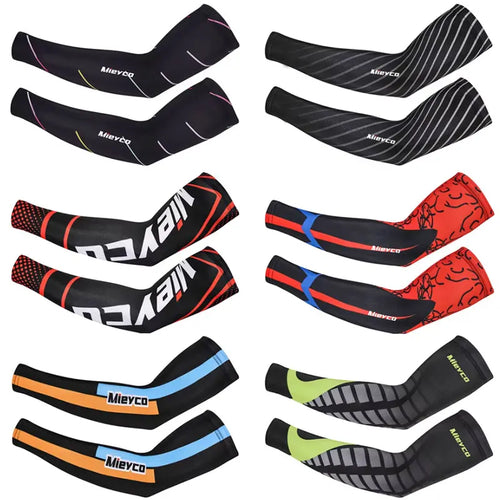 Game Arm Sleeves Bicycle Sleeves UV Protection Running Cycling Sleeves Sunscreen Arm Warmer Sun Mtb Arm Cover Cuff