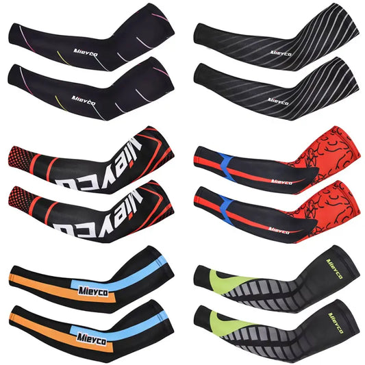 Game Arm Sleeves Bicycle Sleeves UV Protection Running Cycling Sleeves Sunscreen Arm Warmer Sun Mtb Arm Cover Cuff