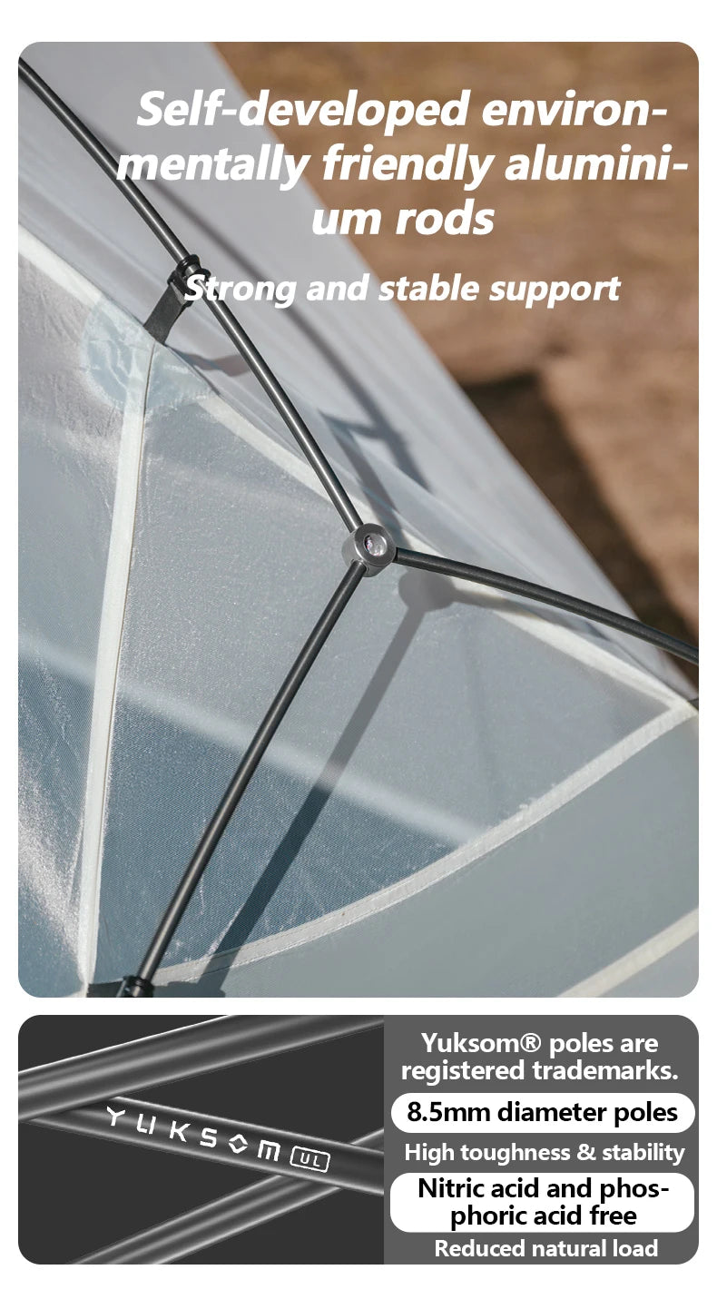 Naturehike Mongar 2 UL/PRO/Base Tent Camping 1-3 Person Tent Outdoor Travel 15D Waterproof Ultralight Backpacking Shelter Tent