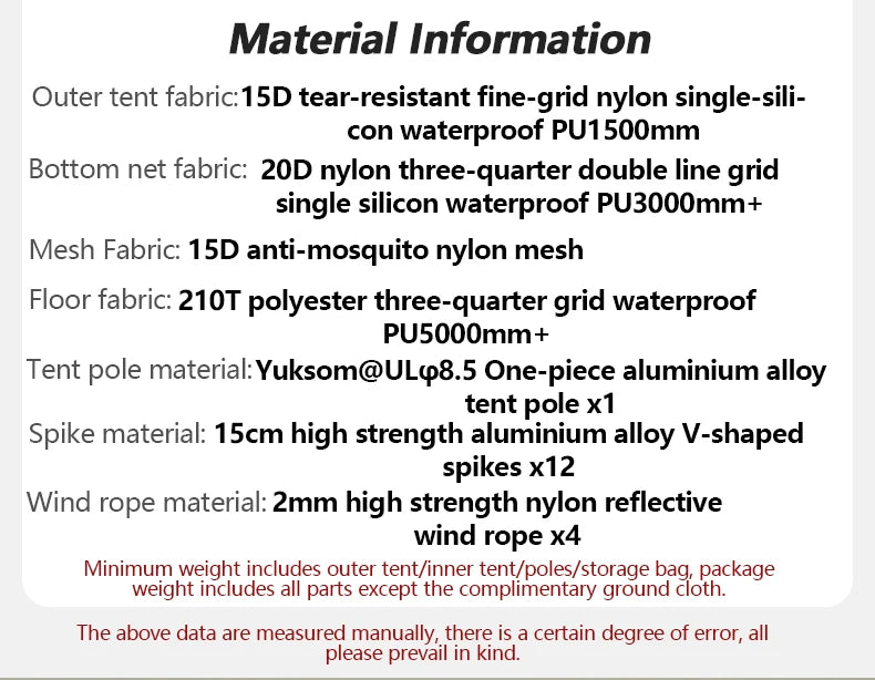Naturehike Mongar 2 UL/PRO/Base Tent Camping 1-3 Person Tent Outdoor Travel 15D Waterproof Ultralight Backpacking Shelter Tent