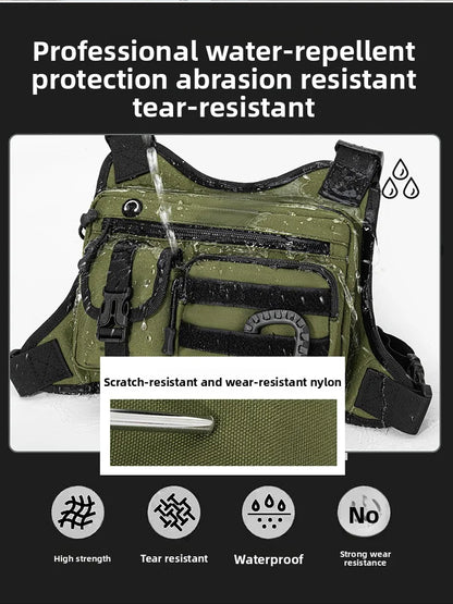 Outdoor Tactical Vest Multi-Functional Waterproof Wear-resistant Vest Backpack Men's Tactical Chest Bag for Hunting
