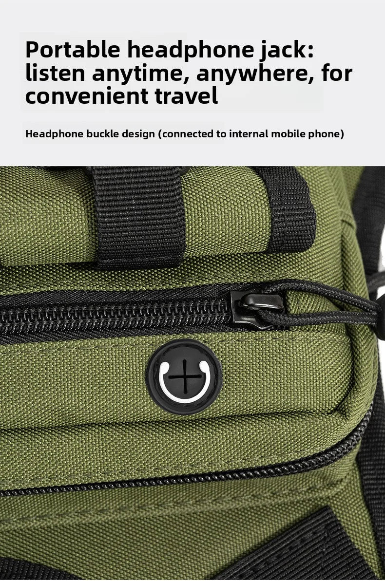 Outdoor Tactical Vest Multi-Functional Waterproof Wear-resistant Vest Backpack Men's Tactical Chest Bag for Hunting