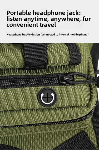 Outdoor Tactical Vest Multi-Functional Waterproof Wear-resistant Vest Backpack Men's Tactical Chest Bag for Hunting
