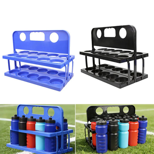 10-Compartment Foldable Sports Water Bottle Holder For Gyms And Cycling Teams Itness Equipment Accessories