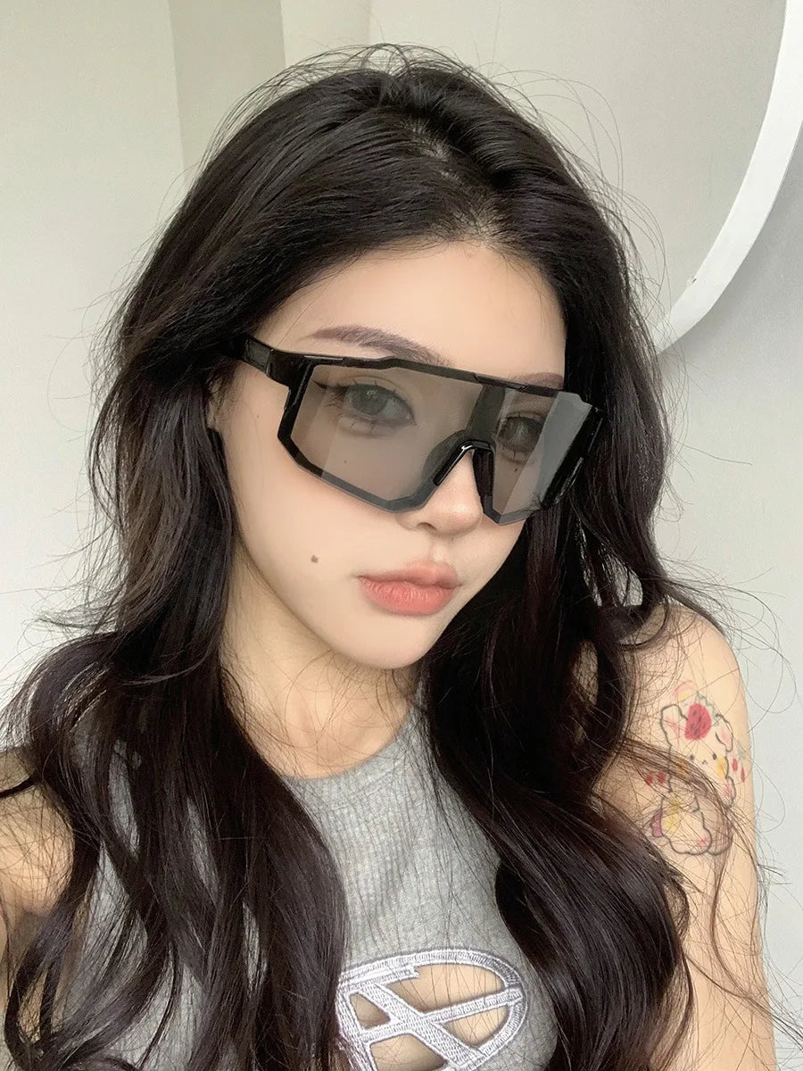 Outdoor Sport Goggle Women Sunglasses for  Riding Mountain Bikes Windproof UV Resistant Sun Glasses Punk Protection Sunglasses