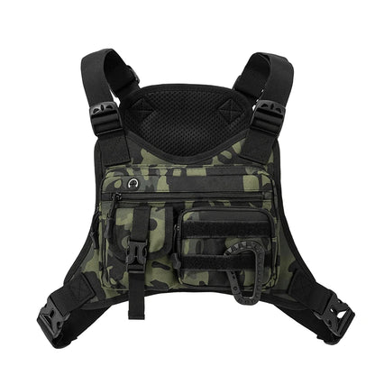 Outdoor Tactical Vest Multi-Functional Waterproof Wear-resistant Vest Backpack Men's Tactical Chest Bag for Hunting