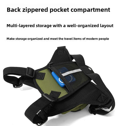 Outdoor Tactical Vest Multi-Functional Waterproof Wear-resistant Vest Backpack Men's Tactical Chest Bag for Hunting