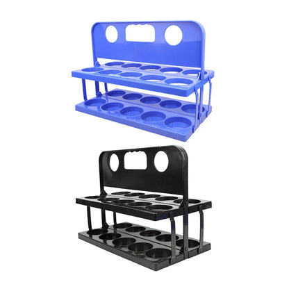 10-Compartment Foldable Sports Water Bottle Holder For Gyms And Cycling Teams Itness Equipment Accessories