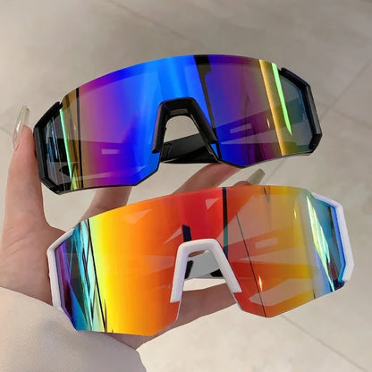 Outdoor Sport Goggle Women Sunglasses for  Riding Mountain Bikes Windproof UV Resistant Sun Glasses Punk Protection Sunglasses