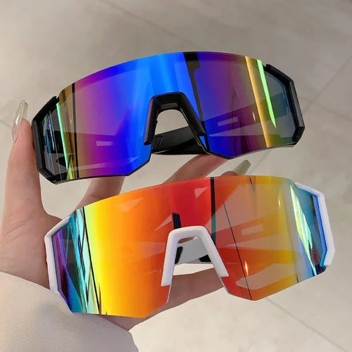 Outdoor Sport Goggle Women Sunglasses for  Riding Mountain Bikes Windproof UV Resistant Sun Glasses Punk Protection Sunglasses