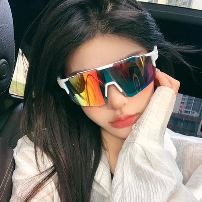 Outdoor Sport Goggle Women Sunglasses for  Riding Mountain Bikes Windproof UV Resistant Sun Glasses Punk Protection Sunglasses