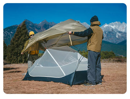 Naturehike Mongar 2 UL/PRO/Base Tent Camping 1-3 Person Tent Outdoor Travel 15D Waterproof Ultralight Backpacking Shelter Tent